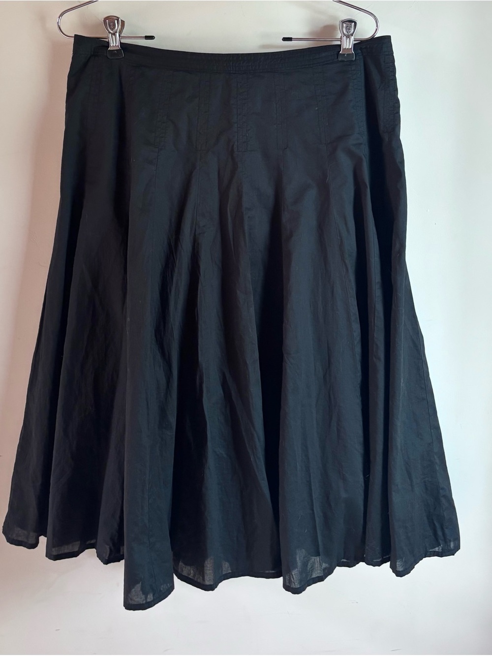 GAP Cotton Black A-Line Women's Skirt